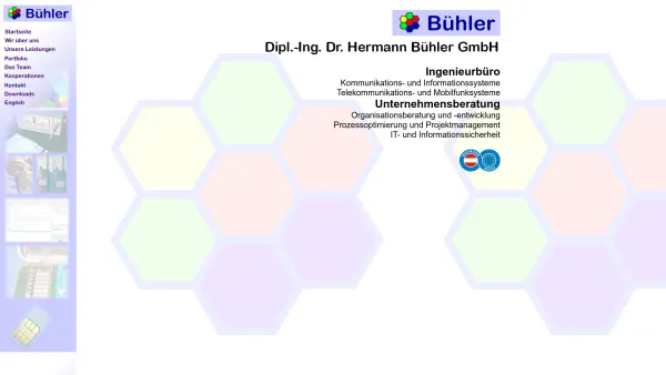 Website Screenshot: Dipl.-Ing. Dr. Hermann Bühler GmbH - Dipl.-Ing. Dr. Hermann Bühler GmbH - Date: 2023-06-15 16:02:34