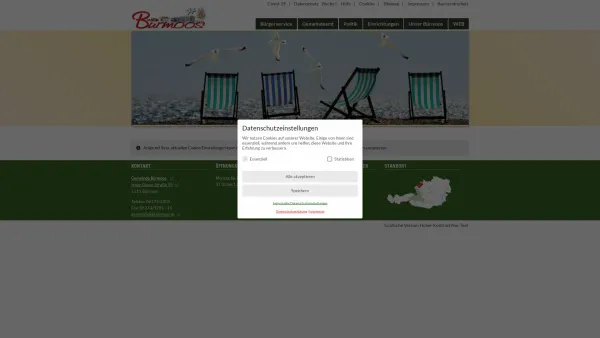 Website Screenshot: Gemeinde Bürmoos - Gemeinde Bürmoos - Startseite - Date: 2023-06-22 15:13:16