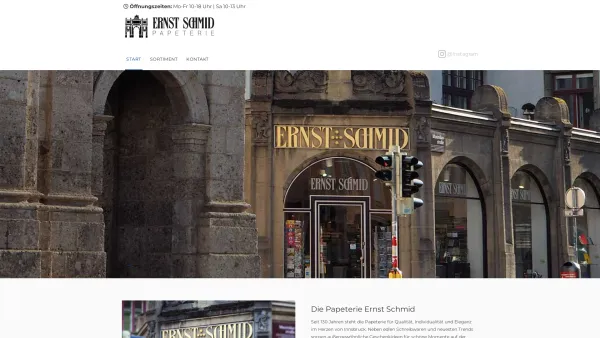 Website Screenshot: ERNST SCHMID Ges.m.b.H. & Co.KG. - Schreibwaren und Geschenksideen Innsbruck - Papeterie Ernst Schmid - Date: 2023-06-22 15:13:17