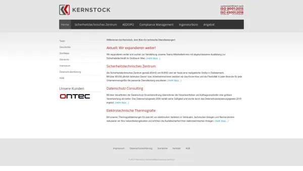 Website Screenshot: Ing. Manfred Kernstock - Kernstock - Date: 2023-06-14 10:39:12