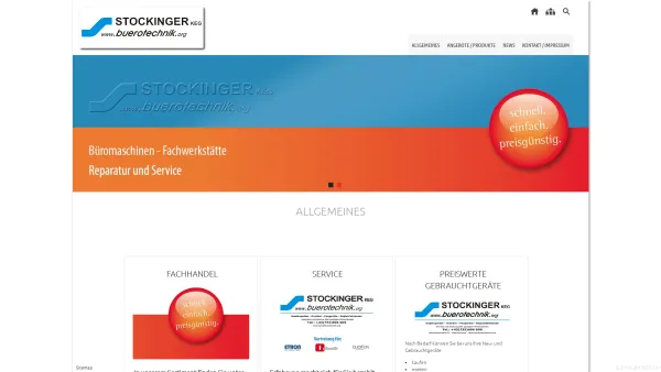 Website Screenshot: STOCKINGER Bürotechnik.org - PORTFOLIO - STOCKINGER Bürotechnik.org - Der Partner für Ihre Bürokommunikation - Date: 2023-06-22 15:13:17