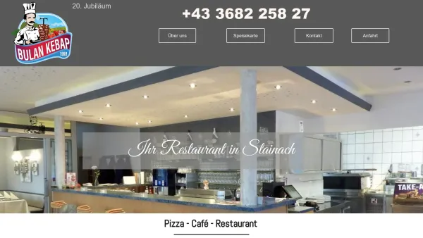 Website Screenshot: Bulan Kebap Türkisches Restaurant - Pizzeria Bulan KG in Stainach - Herzlich Willkommen - Date: 2023-06-22 15:13:17