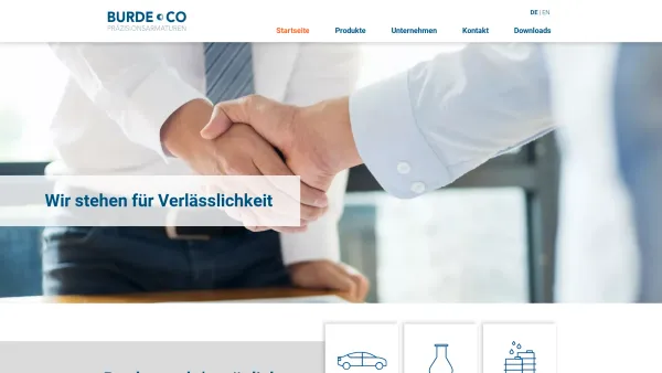 Website Screenshot: BURDE Co Praezisionsarmaturen - Burde macht's möglich - Burde & Co Präzisionsarmaturen - Date: 2023-06-22 12:13:17