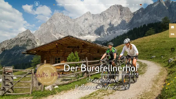 Website Screenshot: Hotel Burgfellnerhof - 4 Sterne Hotel Burgfellnerhof - Schladming - Planai - Steiermark - Date: 2023-06-14 10:47:16
