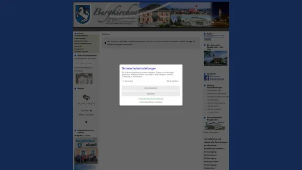 Website Screenshot: Gemeindeamt Burgkirchen RiS-Kommunal - Burgkirchen - GEM2GO WEB - Zentrum - Date: 2023-06-22 12:13:17