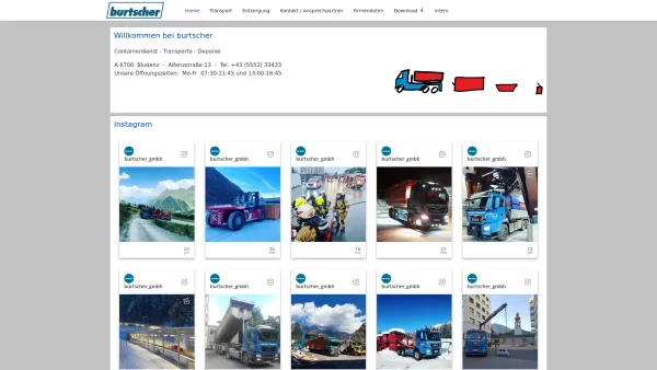 Website Screenshot: burtscher - burtscher GmbH - Date: 2023-06-22 12:13:17