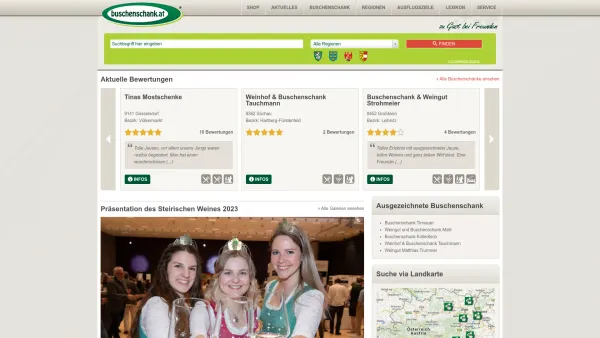Website Screenshot: buschenschank.at - Buschenschank - Date: 2023-06-14 10:39:12