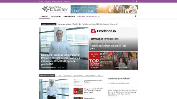 Website Screenshot: Business Cluster Network GmbH - Start-up & KMU • News & Deals - BusinessCluster Österreich - Date: 2023-06-26 10:26:11
