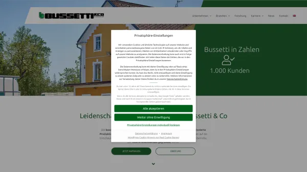 Website Screenshot: Bussetti Co Gesellschaft BC Internet - Leidenschaft, Fokus & Perfektion – Bussetti & Co - Date: 2023-06-15 16:02:34