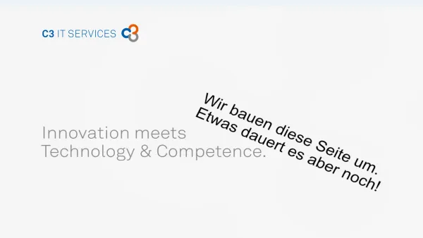 Website Screenshot: c3 Online - C3 IT Services GmbH - Date: 2023-06-22 15:00:13