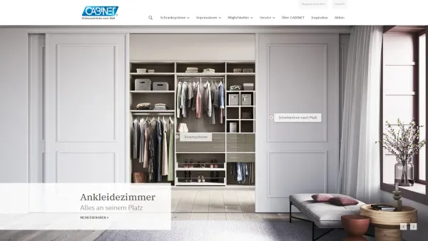 Website Screenshot: Cabinet Exclusiv Weber Geiger Untitled - CABINET Schranksysteme in Eschenlohe | Wohnladen & Schreinerei Geiger GmbH - Date: 2023-06-14 10:38:01