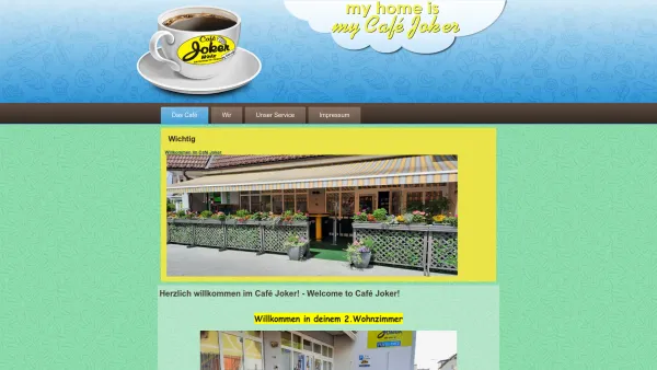 Website Screenshot: www.cafe-joker.at - Cafe Joker | my Home ismy Café Joker - Date: 2023-06-22 15:00:13