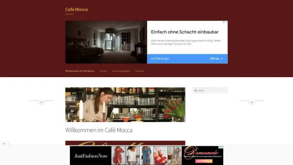 Website Screenshot: Cafe-Bar Cafe Mocca Das besondere Kaffeehaus Wien Gersthof 1180 Gersthoferstrasse 2 Tel 89 03 593 - Cafe Mocca – Gersthof - Date: 2023-06-22 12:13:17