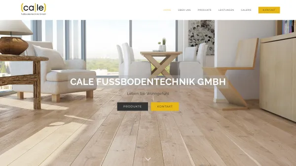 Website Screenshot: CALE FUSSBODENTECHNIK - Cale Fussbodentechnik GmbH - Date: 2023-06-22 12:13:17