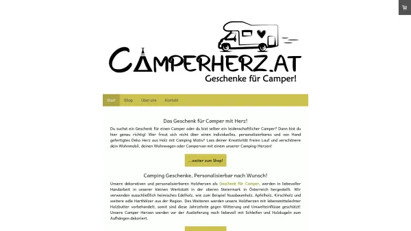 Website Screenshot: Geschenkartikel für Camper! - Camper Geschenke personalisierbar - Camping Geschenke - Date: 2023-06-26 10:26:11