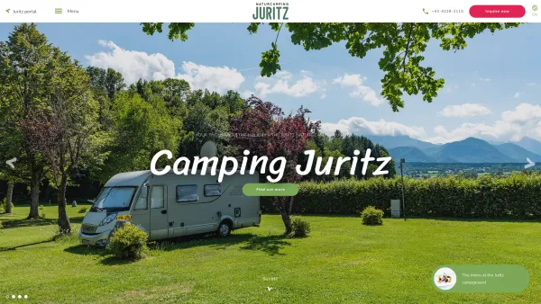 Website Screenshot: Camping Juritz Josef, A-9181 Feistritz im Rosental +43 4228 2115 www.camping-juritz.com - Nature camping at the Juritz campground in Feistritz im Rosental – camping in Carinthia - Date: 2023-06-22 12:13:17