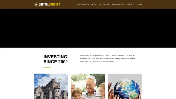 Website Screenshot: CapitalConcept Finanzservice GmbH - CapitalConcept ist Ihr Finanzdienstleister aus Österreich - Date: 2023-06-22 15:13:17
