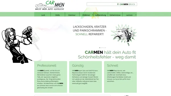 Website Screenshot: CARMEN LINZ /ASK Autospenglerei Krüger GmbH - carmen Kleinschadenreparatur | Bruck/Mur - Date: 2023-06-22 15:13:17