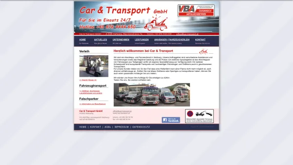 Website Screenshot: Car & Transport GmbH - Car & Transport GmbH - Date: 2023-06-14 10:47:16