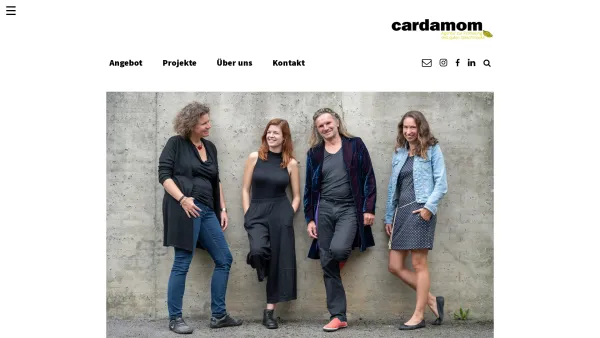 Website Screenshot: cardamom Agentur zur Förderung des guten Geschmacks - cardamom - Agentur zur Förderung des guten Geschmacks - Date: 2023-06-15 16:02:34