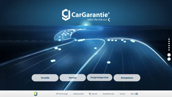 Website Screenshot: CG Car-Garantie Versicherungs CarGarantie.com Der Spezialist für Gebrauchtwagen Neuwagen und Motorrad-Garantie - CarGarantie: Home - Date: 2023-06-22 15:10:44