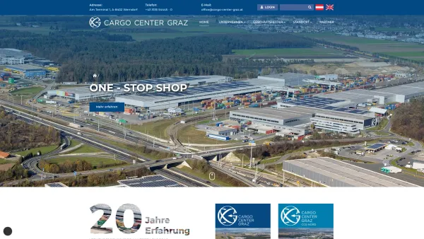 Website Screenshot: Cargo-Center-Graz Betriebsgesellschaft m.b.H. Co Cargo Center Graz - Cargo Center Graz | Das modernste Güterverkehrszentrum südlich der Alpen - Date: 2023-06-22 15:10:44