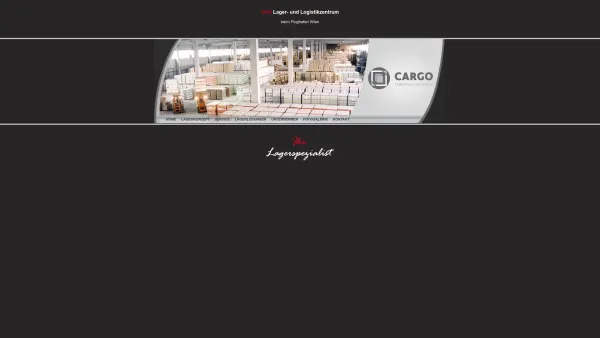 Website Screenshot: Cargo Terminal Lagerhaltungs und SpeditionsgmbH - Cargo Terminal - DAS Lager- und Logistikzentrum beim Flughafen Wien! - Date: 2023-06-22 15:10:44