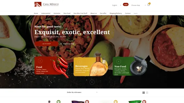 Website Screenshot: Abraham Olivares www.casamexico.at - Mexikanische Lebensmittel kaufen » CASA MÈXICO - Date: 2023-06-22 12:13:18