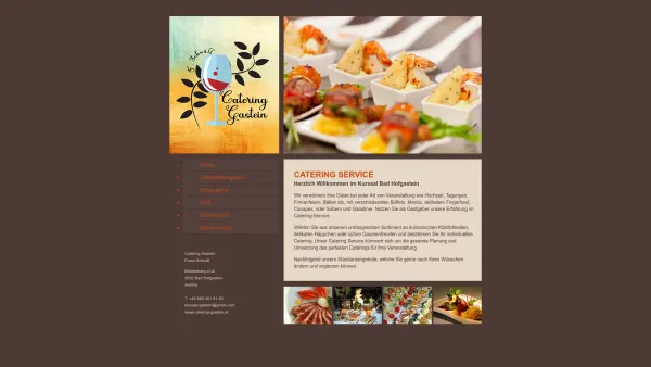 Website Screenshot: Sepperer Partyservice und Catering Gaste Salzburg - Catering Kursaal Gastronomie Bad Hofgastein - Date: 2023-06-22 12:13:18