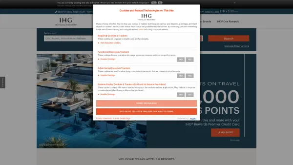 Website Screenshot: Catering's Best by InterContinental - IHG Hotels & Resorts | Book hotels online at 6,000+ destinations worldwide - Date: 2023-06-22 12:13:18