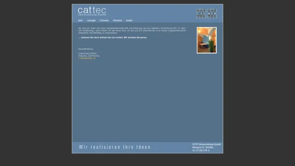 Website Screenshot: CATTEC Datenverarbeitungs GesmbH - Cattec Datenverarbeitungs GesmbH - Date: 2023-06-22 12:13:18