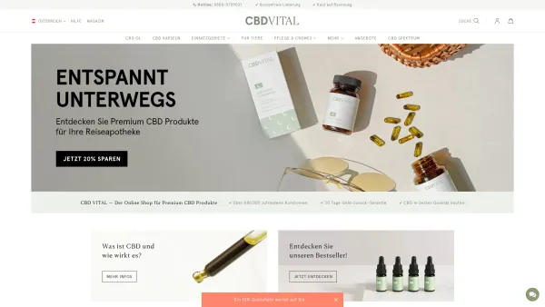 Website Screenshot: CBD-Vital Limited - CBD VITAL Online Shop - Premium CBD Produkte kaufen - Date: 2023-06-14 10:37:35