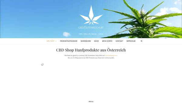 Website Screenshot: CBDÖsterreich.at Hanfprodukte - CBD Produkte | Hanfprodukte online kaufen | CBDÖsterreich.at - Date: 2023-06-15 16:02:34