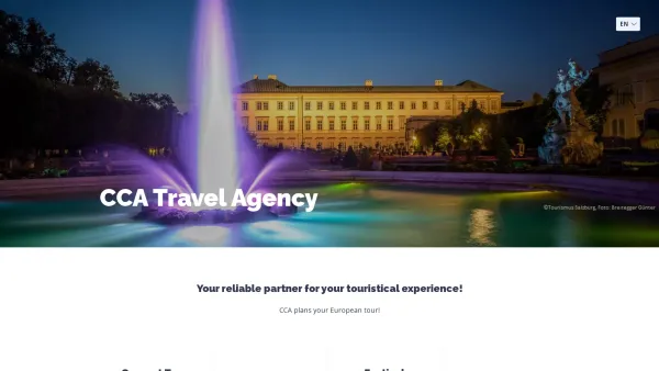 Website Screenshot: Chorus, Culture & Art Concert Tours - CCA Travel Agency | CCA-Travel Agency GmbH - Date: 2023-06-22 12:13:18