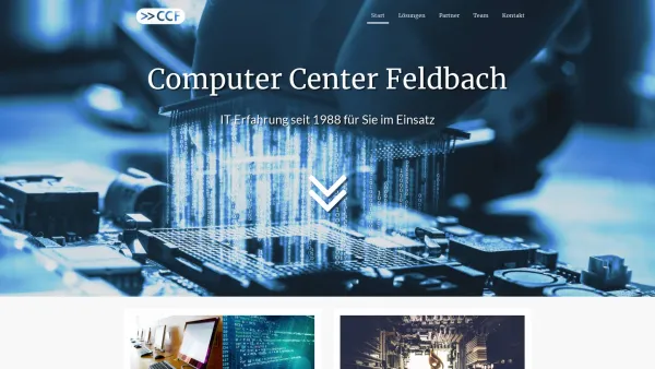 Website Screenshot: Computer Center Feldbach, Ing. Koppendorfer GmbH. CCF - Computer Center Feldbach – Als IT-Spezialist im Dienst erfolgreicher Unternehmen in ganz Österreich - Date: 2023-06-22 12:13:18
