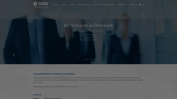 Website Screenshot: Französisch-Österreichische CCFA Chambre de Commerce Franco-Autrichienne/FranzÃ¶sisch-Ãsterreichische Handelskammer - CCFA – Chambre de Commerce Franco Autrichienne - Date: 2023-06-22 12:13:18