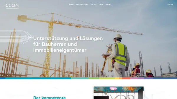 Website Screenshot: c:contravel reiseveranstaltungs gmbh, - Unterstützung und Lösungen für Bauherren und Immobilieneigentümer – CCON - Date: 2023-06-22 12:13:18