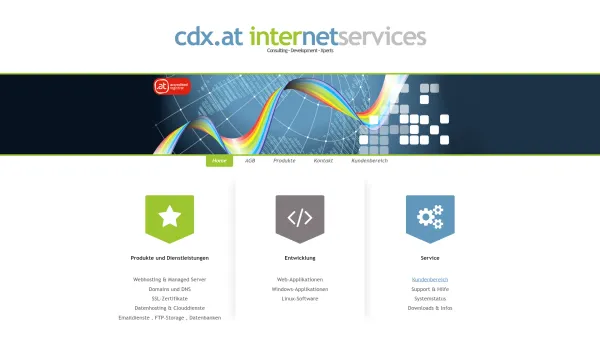 Website Screenshot: CDX.AT InternetServices Wolfgang Ninaus - CDX.AT InternetServices - Date: 2023-06-22 15:00:13