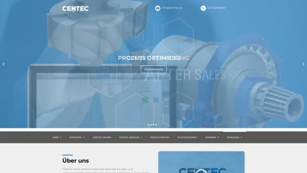 Website Screenshot: Cemtec Cement & Mining Technology GmbH - CEMTEC – Cement and Mining Technology - Date: 2023-06-22 15:00:13