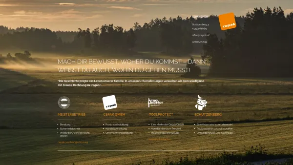 Website Screenshot: cepak christoph rauchfangkehrermeister weitra - Cepak GmbH - Ing. Christoph Cepak - Date: 2023-06-22 15:00:13