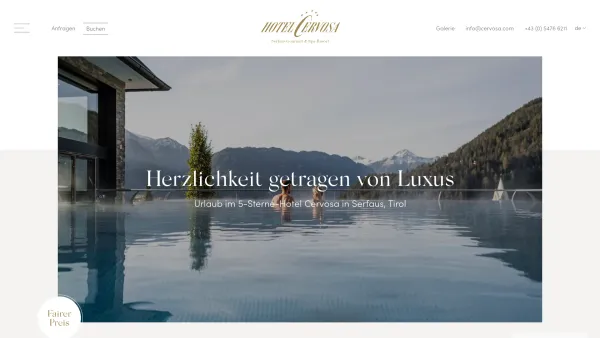 Website Screenshot: Hotel Cervosa***** - Kennenlernen - Cervosa - Date: 2023-06-22 15:00:13