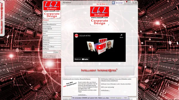 Website Screenshot: C.E.Z.-Software Handelsgesellschaft mbH - CEZ-Software : Homepage - Date: 2023-06-22 15:00:13