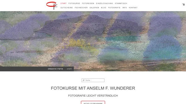 Website Screenshot: Creativ-Foto a&R WUNDERER OG - Anselm F. Wunderer - Creativ-Foto - Date: 2023-06-22 15:00:13