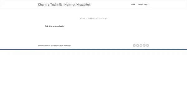 Website Screenshot: Hrazdilek Helmut Chemie-Technik - Chemie-Technik – Helmut Hrazdilek - Date: 2023-06-22 12:13:18