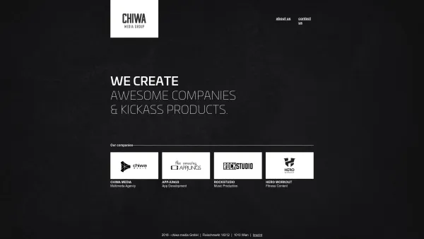 Website Screenshot: chiwa media creativity headquater - chiwa media Group - Date: 2023-06-22 12:13:18