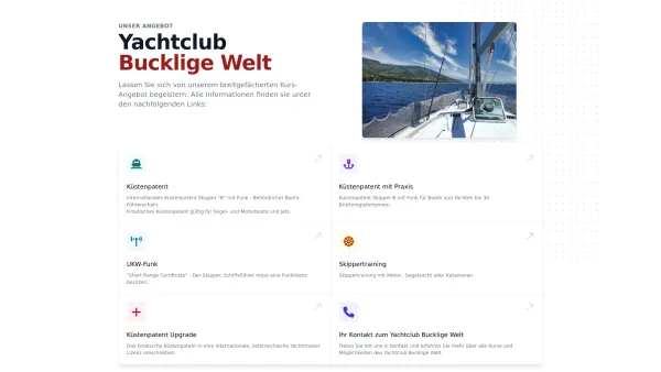 Website Screenshot: CHARTER-RING AUSTRIA - Yachtclub Bucklige Welt - Kursangebot - Date: 2023-06-14 10:39:15