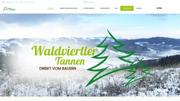 Website Screenshot: Christbaum Piringer Online Shop - Christbaumverkauf Piringer - Tannen direkt vom Bauern - Date: 2023-06-26 10:26:11