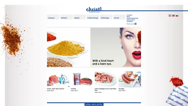 Website Screenshot: Christl Gewürze GmbH - Date: 2023-06-22 12:13:18