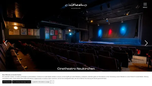 Website Screenshot: Cinetheatro Neukichen - Cinetheatro - der wahrscheinlich lässigste Kulturverein - Date: 2023-06-22 15:11:09