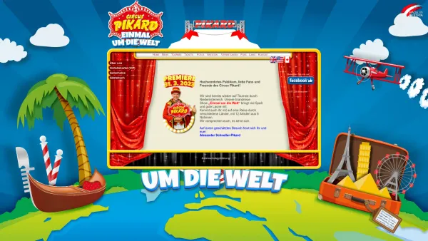 Website Screenshot: Circus Pikard - Circus Pikard - wertvolle Zirkusunterhaltung für die ganze Familie! - Date: 2023-06-22 15:11:09
